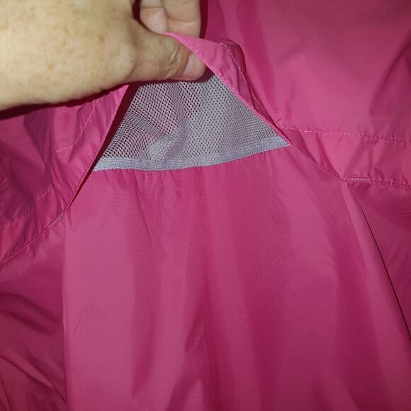 HOST PICK 🩷 COLUMBIA *NWOT* Sportswear Nylon Wind Breaker Pink Medium - Picture 5 of 15